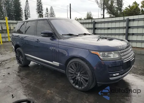 2016 Land Rover Range Rover Hse from USA, damaged, VIN SALGS2KF8GA261766